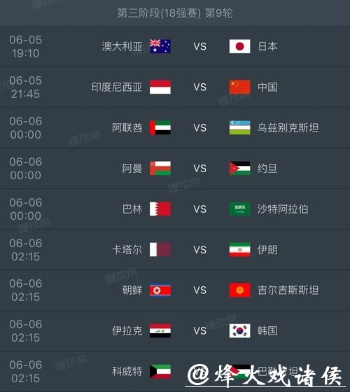 南美区2026世界杯外围赛具体赛况